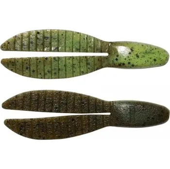 Rybářský háček 5ks - Gumová Nástraha Keitech Flex Chunk 4" 10,2cm 13,5gr Green Pumpkin PP/Chartreuse