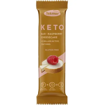 KETO proteinová tyčinka MALINOVÝ CHEESECAKE sušenka - Tekmar 40g