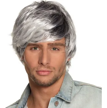 Paruka pánská bíločerná