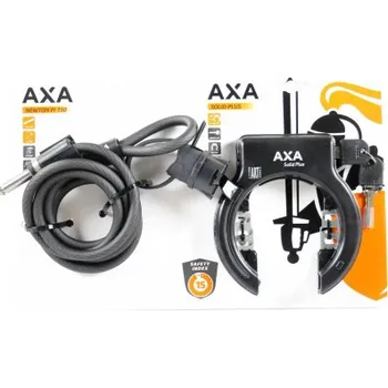 Zámek na kolo Zámek zadního kola AXA Solid Plus + Lanko AXA 150