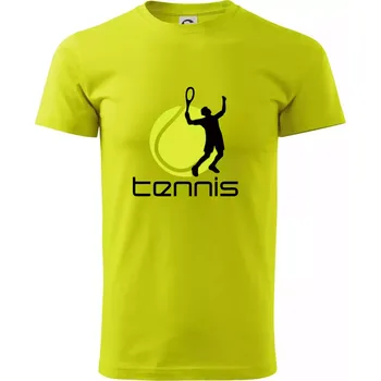 Pánské tričko Tenista - Klasické pánské triko vyšší gramáže - XS ( Limetková )