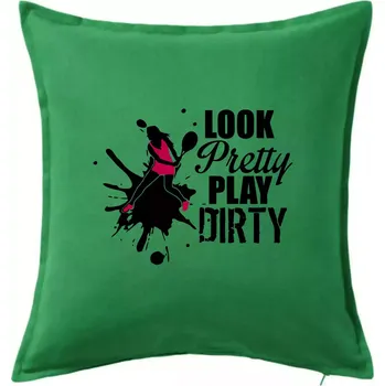 Polštář Look pretty play - Polštář 50x50 - 50x50 - Pouze potah ( Středně zelená )