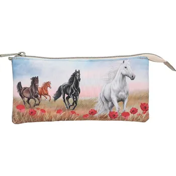 Školní penál pouzdro Miss Melody Poppy Sand