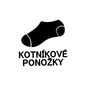 Speciální papír Označto Štítky do šatny - s popiskem - Kotníkové ponožky Barva písma: Černá
