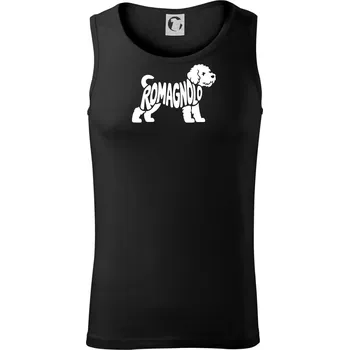 Pánské termoprádlo Romagnolo nápis v těle - Tílko pánské Core - M ( Černá )