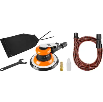 excentrická bruska NEO TOOLS Pneumatická excentrická bruska 150 mm, odsávání prachu 14-013