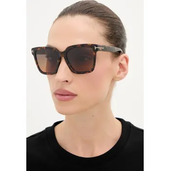 Sluneční brýle Tom Ford Selby dámské, vínová barva, FT0952_5552H FT0952.5552H 83A, vel. 55