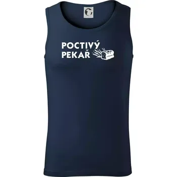 Poctivý Pekař - Tílko pánské Core - L ( Námořní modrá (velmi tmavá - téměř černá) )