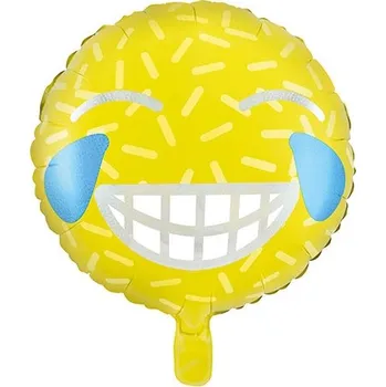 Karnevalový kostým Foliový balónek Emotikon smích