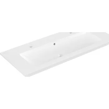 Umyvadlo Villeroyboch VILLEROY & BOCH VERITY LINE umyvadlo 120 cm, se 2 otvory pro baterie a přepadem