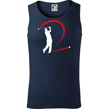 Golfistův odpal - Tílko pánské Core - L ( Námořní modrá (velmi tmavá - téměř černá) )