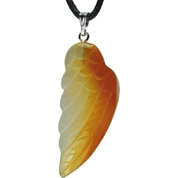 Přívěsek Milujeme Kameny Karneol - přívěsek andělské křídlo 520709