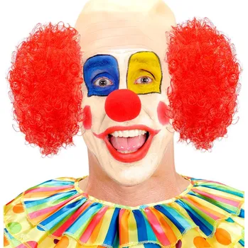 Karnevalový kostým Widmann Klaunská pleš s červenými vlasy