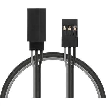RC náhradní díl Prodlužovací kabel Černý 15cm JR