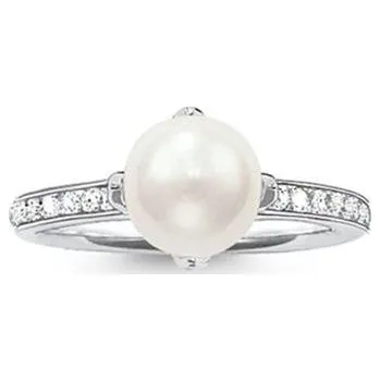 Šperk Prsten Thomas Sabo Pearl TR2054-167-14-56
