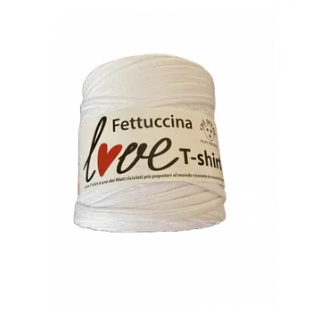 Příze Špagetová příze Filati Tre Sfere Fettuccina bílá (Značka Filati Tre sfere)