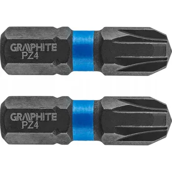 Bit Rázové bity PZ4 x 25 mm 2 ks GRAPHITE 56H506