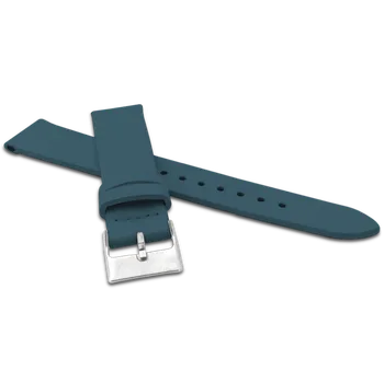 Řemínek na hodinky MINET Modrý řemínek z luxusní kůže Top Grain - 20 MSSUL20