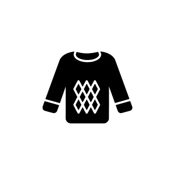 Samolepící etiketa Označto Štítky do šatny - bez popisku - Svetry Barva písma: Černá