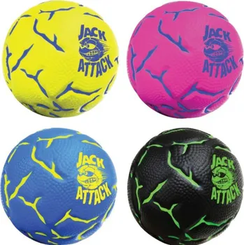 Dětský míč JumpGeniX JACK ATTACK Grip 9 cm - modrý