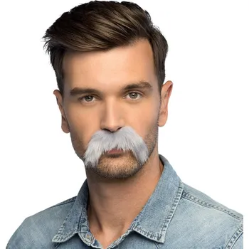 Karnevalový kostým Šedivý knír retro