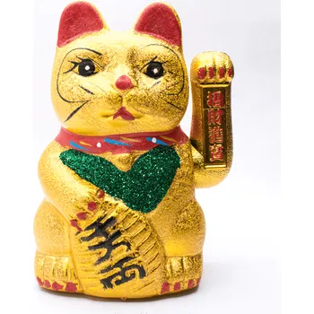 Milujeme Kameny Maneki neko - mávající kočička - feng shui - malá 101689