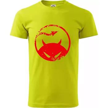 Devil Kruh - Klasické pánské triko vyšší gramáže - 3XL ( Limetková )