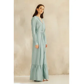 Dámské šaty Tova Margot Šaty akvamarínové 34