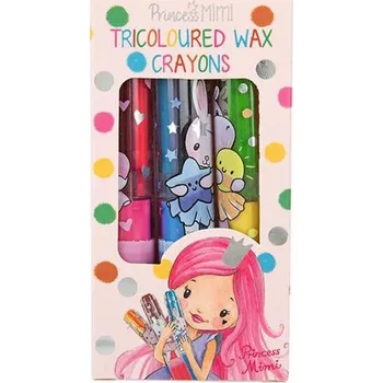 Voskovky Princess Mimi Tricoloured Wax Crayons