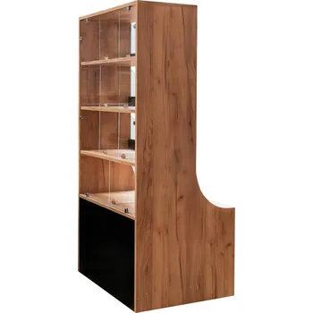 Chlazení Vitrína na sušenky a sladkosti 162x80x60 cm - dub Kraft