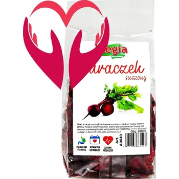 Krmivo pro hlodavce Alegia pamlsek Červená Řepa Sušená 60 g pro králíky, morčata a činčily