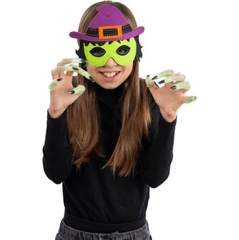 Plstěná maska čarodějnice