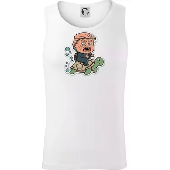 Trump a želva - Tílko pánské Core - S ( Bílá )