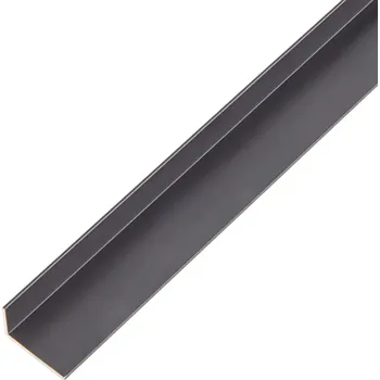 Stavební profil L-profil nerovnoramenný, 20 × 10 × 1 mm, 2 m, eloxovaný hliník 489359