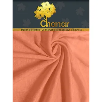 Prostěradlo Top textil Chanar s.r.o Prostěradlo Jersey Lux 180x200 cm meruňková