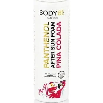 Přípravek po opalování bodybe Panthenol 10% – Pěna po opalování s Aloe Vera – Piña Colada – 200ml