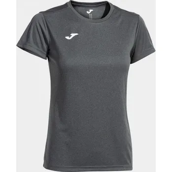 Dámské/Dívčí sportovní tričko JOMA COMBI WOMAN SHIRT ANTHRACITE S/S Velikost: XL, Barva: ANTHRACITE