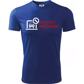 Poctivý mechanik - Dětské triko sportovní (dresovina) - 158 cm/12 let ( Královská modrá )