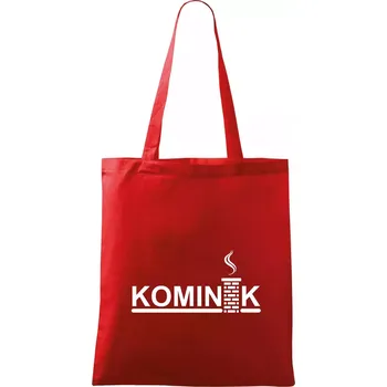 Kominík - Taška bavlněná - 42 x 38 cm ( Červená )
