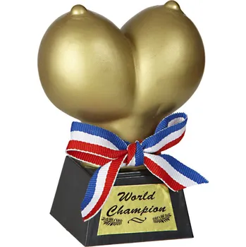 Karnevalový kostým Trofej prsa vtipný dárek