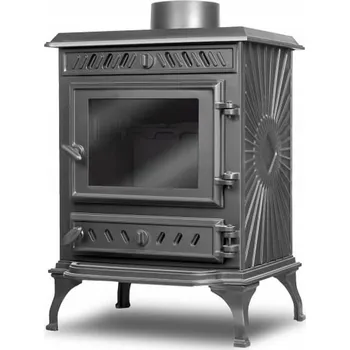 Krbová kamna Kamna krb KOZA LITINOVÝ na dřevo KAWMET P3 7.4 kW ECO 74 m2+