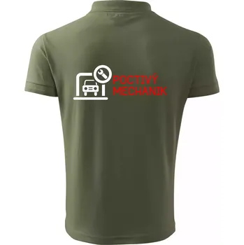 Pánská košile Poctivý mechanik - Polokošile pánská Pique Polo 203 - 4XL ( Khaki )