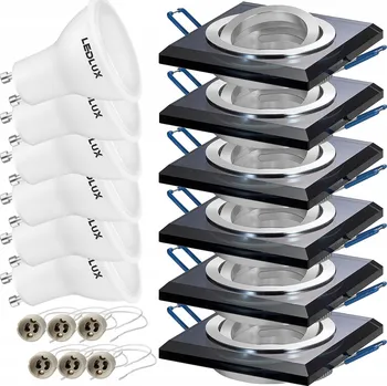 Podomítkové svítidlo LEDLUX 2,5 W patice GU10 černé