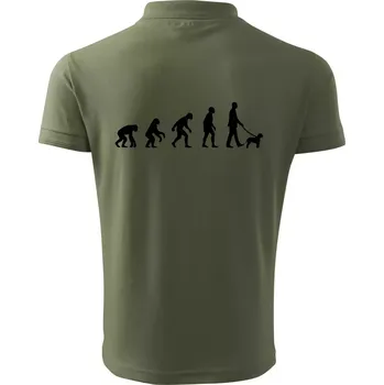 Pánská košile Lagotto romagnolo Evoluce - Polokošile pánská Pique Polo 203 - 4XL ( Khaki )