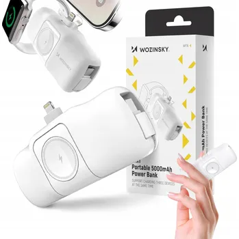 Powerbanka WOZINSKY MINI POWERBANKA PRO IPHONE 5000mAh USB-C NABÍJEČKA PRO APPLE WATCH