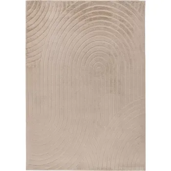 Koberec Kusový koberec s vysokým vlasem Zen, 150 × 80 cm, béžový, 100% polyester CMF501BEI80150