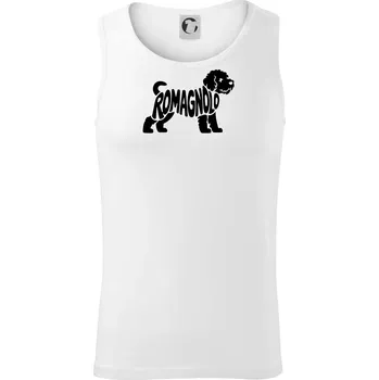 Romagnolo nápis v těle - Tílko pánské Core - S ( Bílá )