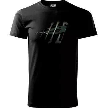 Trsátko fotka - Triko extra velké (5-8XL) - 8XL ( Černá )