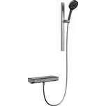 KIELLE Sprchový set VEGA s termostatem, 3 proudy, gun metal (20618023)