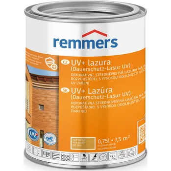Remmers UV+ lazura / Dauerschutz-Lasur UV Langzeit-lasur UV, Balení 2,5 l, Barevné odstíny Mahagoni